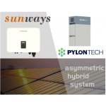 Sunways Asymetrický hybridní set 10 kW + Pylontech Force H2 7,1 kWh 140888578KS – Zboží Mobilmania