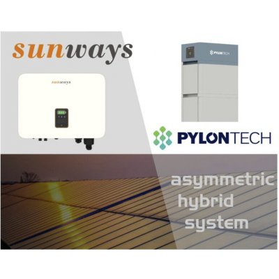 Sunways Asymetrický hybridní set 10 kW + Pylontech Force H2 7,1 kWh 140888578KS – Zboží Mobilmania