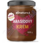 Allnature Arašídový krém s čokoládou Hořká čokoláda 500 g – Zboží Mobilmania