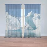 Sablio Záclony Ledovce: 2ks 150x250cm – Hledejceny.cz