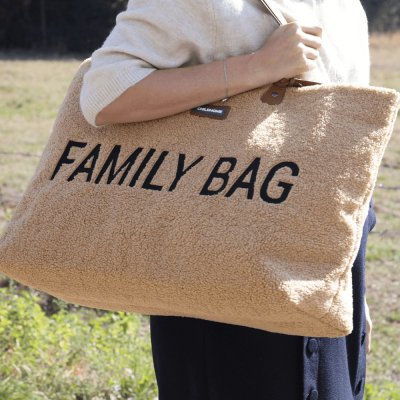 Childhome Cestovní taška Family Bag Teddy Beige – Zboží Dáma