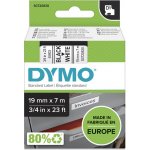 Dymo Dymo S0720830 - páska do tiskárny štítků D1, 19 mm x 7 m, černá na bílé – Hledejceny.cz