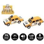 Teddies Policejní auto VB kov/plast 11,5cm na zpětné natažení na baterie se zvukem – Sleviste.cz