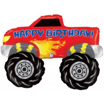 GRABO fóliový balónek Monster truck HB 34"/86cm nafukovací – Zboží Dáma