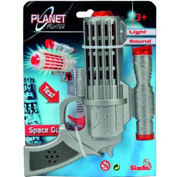 Simba Planet Fighter Laserová pistole 16 cm Světlo + Zvuk