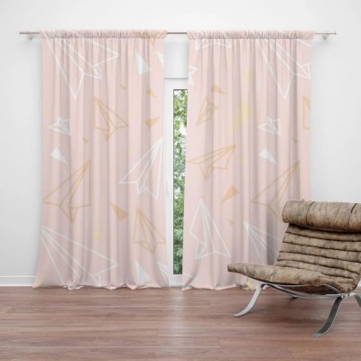 Sablio Závěs Papírové vlaštovky: 2ks 140x250cm – Hledejceny.cz