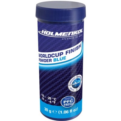 Holmenkol Worldcup Finish Powder Blue -10°/-20°C 30 g 2026/27 – Hledejceny.cz