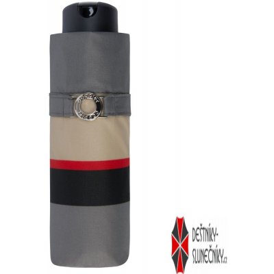 Doppler Mini XS Carbonsteel LONDON skládací deštník šedá – Zboží Mobilmania