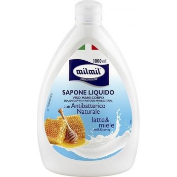 Mil Mil Sapone Liquido Latte Mielle Antibatterico Naturale antibakteriální mýdlo s vůní mléka a medu 1 l