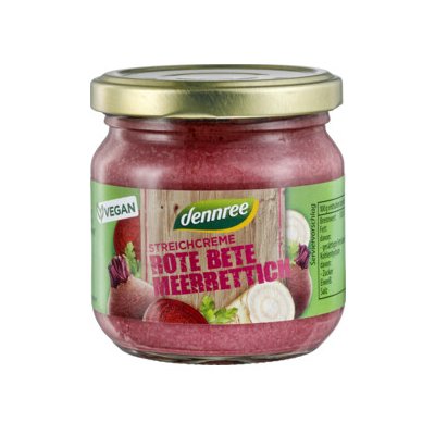 Dennree Pomazánka řepa a křen 180 g bio BIO VEGAN – Zboží Dáma
