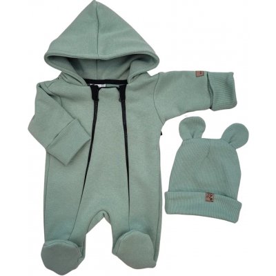 Kazum Oteplený dětský overal se šlapkama a kapucí – Zboží Dáma