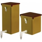 Monoflo GmbH & CO.KG. Napáječka pro králíky s nerezovým niplem a zásobníkem 500 ml – Zboží Dáma