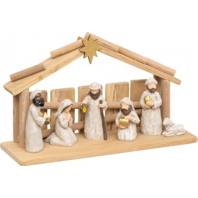 Atmosphera Betlém + 7 figurek, 30 x 18 cm vícebarevný – Hledejceny.cz