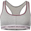 Sportovní podprsenka Tommy Hilfiger CLASSIC-UNLINED BRALETTE šedá