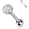 Piercing Šperky4U cartilage Push In piercing titan TIT1136-1206-04