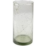 Skleněná transparentní foukaná váza Sandy - Ø10*20 cm - Clayre & Eef – Hledejceny.cz