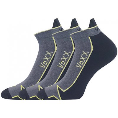 VoXX ponožky Locator A 3 páry tmavě šedá