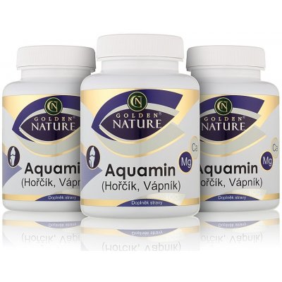 Golden Nature 2+1 Aquamin Vápník+Hořčík 300 kapslí – Hledejceny.cz