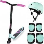 Movino freestyle set s chrániči TYRO FP-032 mintovo-růžová – Zboží Mobilmania