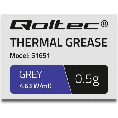 Qoltec Thermal Grease Grey 0,5 g 51651 – Zbozi.Blesk.cz