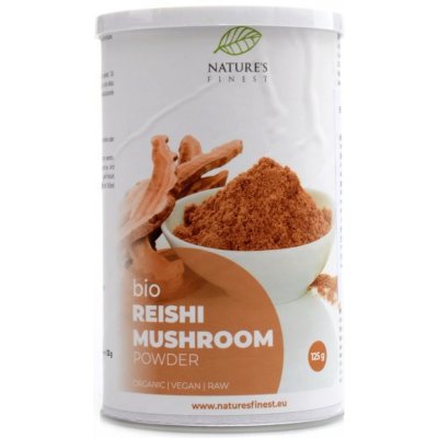 Natures Finest Reishi Mushroom Bio 125 g – Zboží Mobilmania