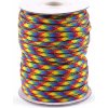 Příze Šňůrka padáková 310230/7, multicolored (vícebarevná), průměr 4mm (šňůra na metry)