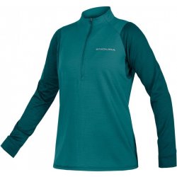 SingleTrack ENDURA Fleece s dlouhým rukávem Deep Teal dámský