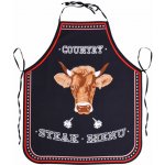 Forbyt Zástěra na grilování Steak Menu černá – Sleviste.cz