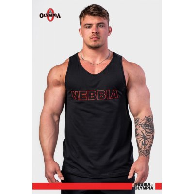 Nebbia Olympia Fitness tílko Strenght 714 black – Zboží Dáma