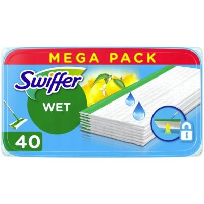 Swiffer Wet Citrus Fresh náhradní vlhčené ubrousky na podlahu 40 ks – HobbyKompas.cz