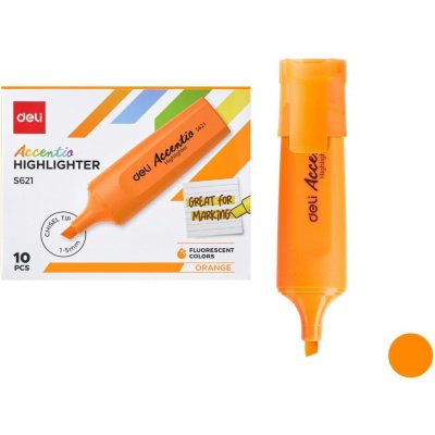 Deli ES621 oranžový plochý 8552 – Hledejceny.cz