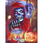 Norimpex Diamantové malování 7D Halloween 30 x 40 cm – Zboží Mobilmania