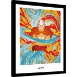 Obraz na zeď - Avatar - Aang Avatar State, 34 × 44.2 cm – Zboží Dáma