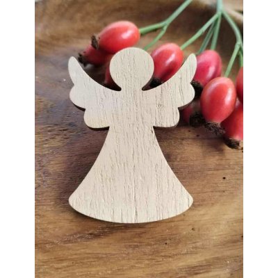 Dřevěný anděl k nalepení domalování – Hledejceny.cz