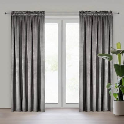 Takoy Hotový závěs z matného sametu, gramáž 215 g/m2-HF-370893 | 140 x 300 cm – Hledejceny.cz