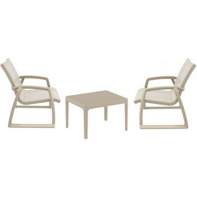 SIESTA Zahradní křeslo PACIFIC LOUNGE armchair taupe – Hledejceny.cz