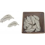 Pro Háčkování Dekorační pírka bílá, 24 ks – Zboží Dáma