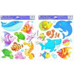 Anděl 10176 Samolepky na zeď mořský svět 33 x 29 cm – Zboží Dáma