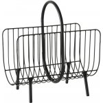 Boltze Kovový stojan na noviny CINDY, 22 x 40 cm černá – Zboží Dáma