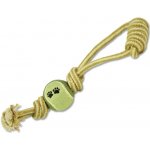 Dog Fantasy Přetahovadlo Juta házecí tenisák + madlo 34 cm – Zboží Dáma