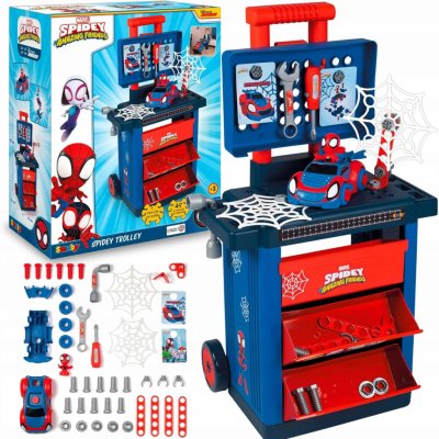 Smoby Spidey Workshop s nářadím Spiderman 45el – Zboží Mobilmania