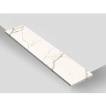 TONE OF STONE Venkovní parapet Technistone Crystal Calacatta Silva lesk, 2250x250x20 mm – Sleviste.cz