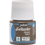 Pébéo Setacolor Opaque Barva na textil hnědá čokoládová 45 ml – Zboží Dáma