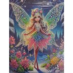 Norimpex Diamantové malování na plátně Zimní víla 23 x 30 cm – Sleviste.cz