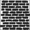 Šablona 12"x12" 30,5 x 30,5 cm velká zeď Bricks