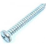 DIN 7981C 2.9x4.5 ZN šroub do plechu s válcovou hlavou zaoblenou a křížovou drážkou, bílý zinek – Zboží Mobilmania