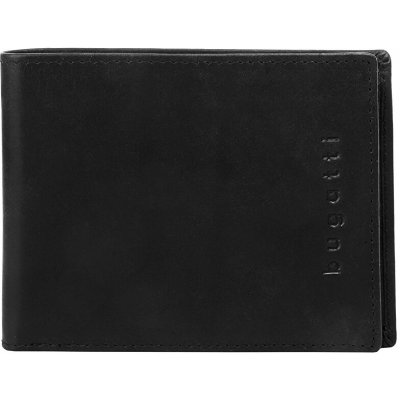 Bugatti Pánská kožená peněženka Romano 49399401 Black – Zboží Mobilmania