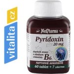 MedPharma Pyridoxin vitamin B6 20 mg 67 tablet – Hledejceny.cz