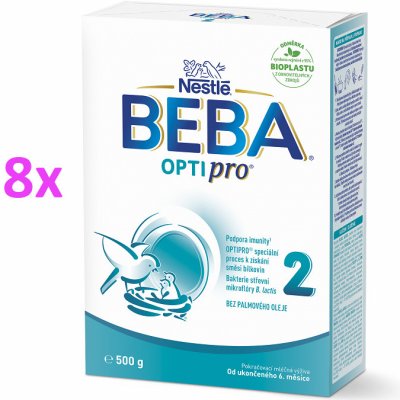 BEBA 2 OPTIPRO 8 x 500 g – Hledejceny.cz