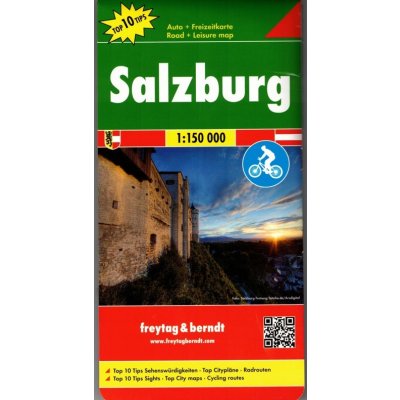 cyklomapa Salzburg Salcbursko 1:150 t.